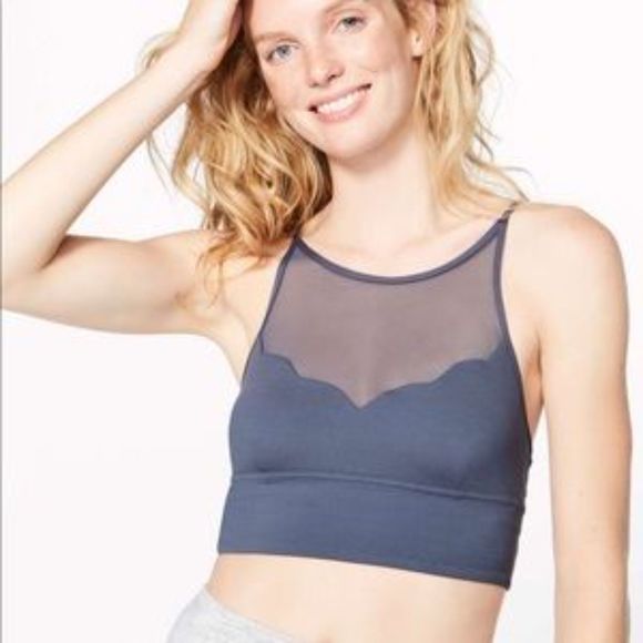Lululemon Adore Your Core Bra | Shadow Blue | Sz 6 | Excellent Cond. | W2AKES - Picture 1 of 12